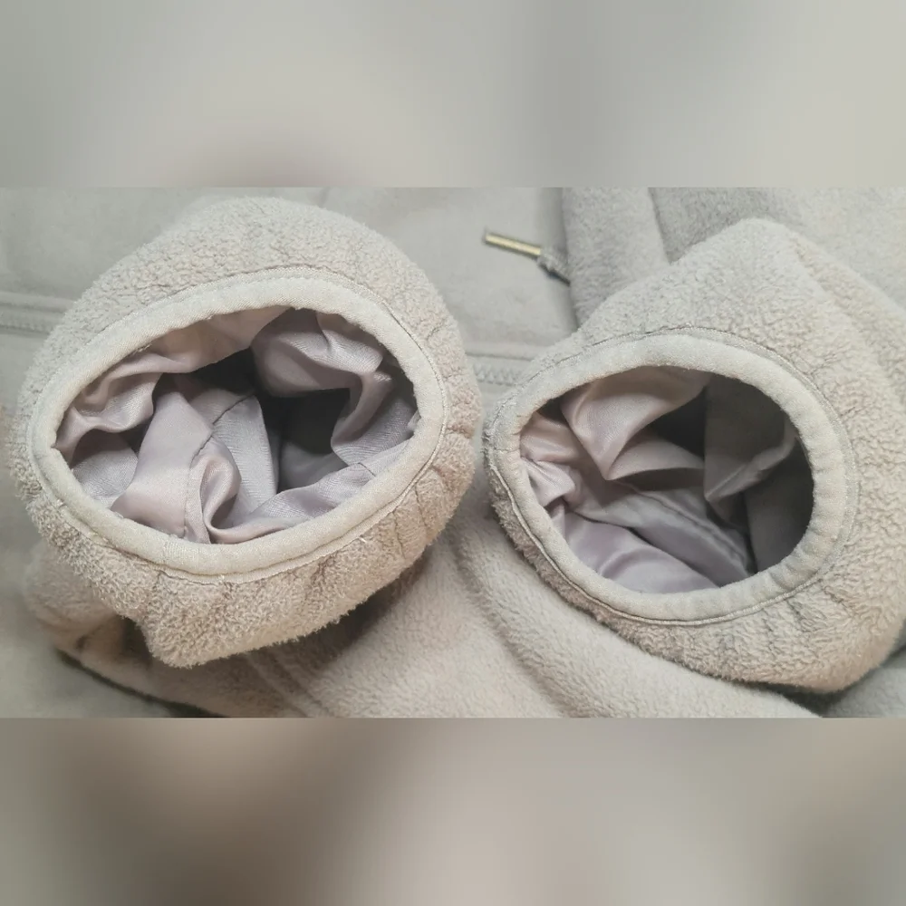 Koolaburra by UGG Cozy Sherpa Jacket Sz XL Truffle Mauve Hooded Zip Up Fleece - Picture 10 of 16